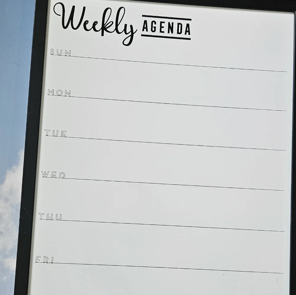 Kitchen White Board Weekly Checklist Board Kitchen, Office, House Planner, Clean